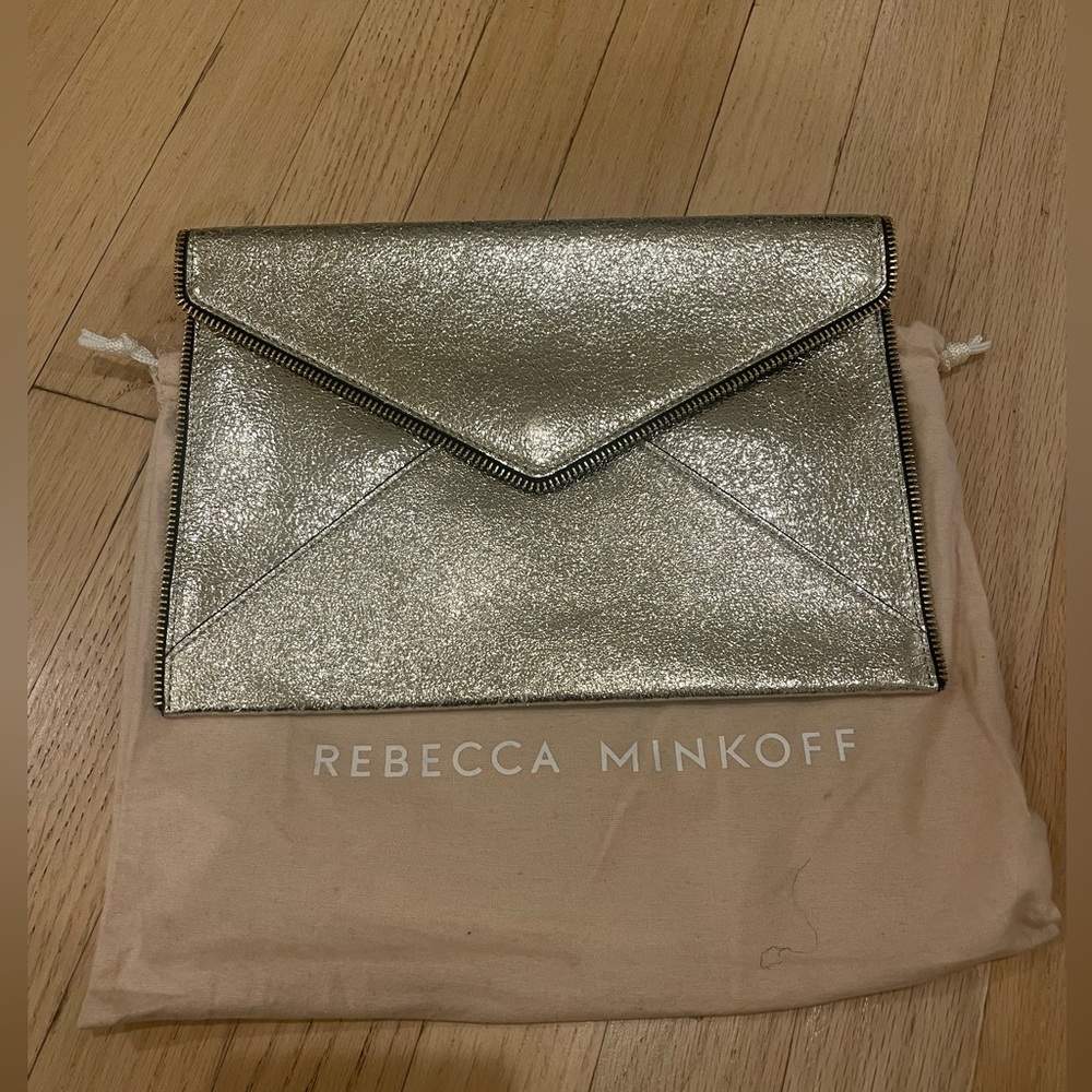 Rebecca Minkoff Gold Clutch